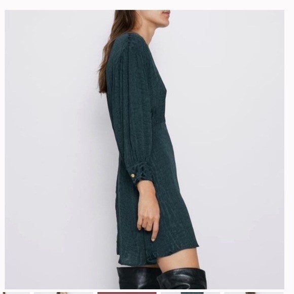 Zara Jacquard dress Size Small - Picture 1 of 6